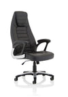 Metropolis High Back Black Leather Look Chair EX000230 2