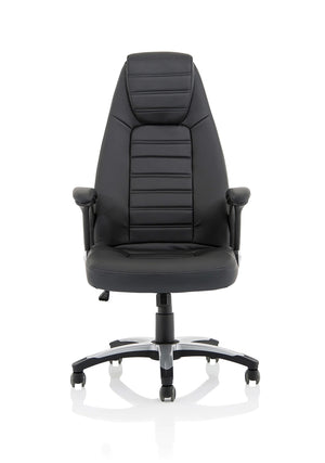 Metropolis High Back Black Leather Look Chair EX000230 3