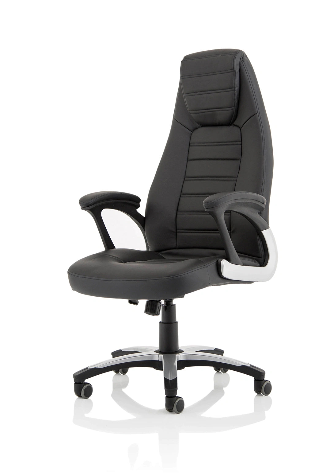 Metropolis High Back Black Leather Look Chair EX000230 4