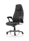 Metropolis High Back Black Leather Look Chair EX000230 4