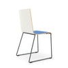 Michigan Canteen Chair With Skid Frame Base 8