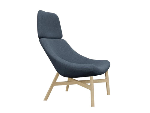 Mishell Xl Armchair  Wooden Legs