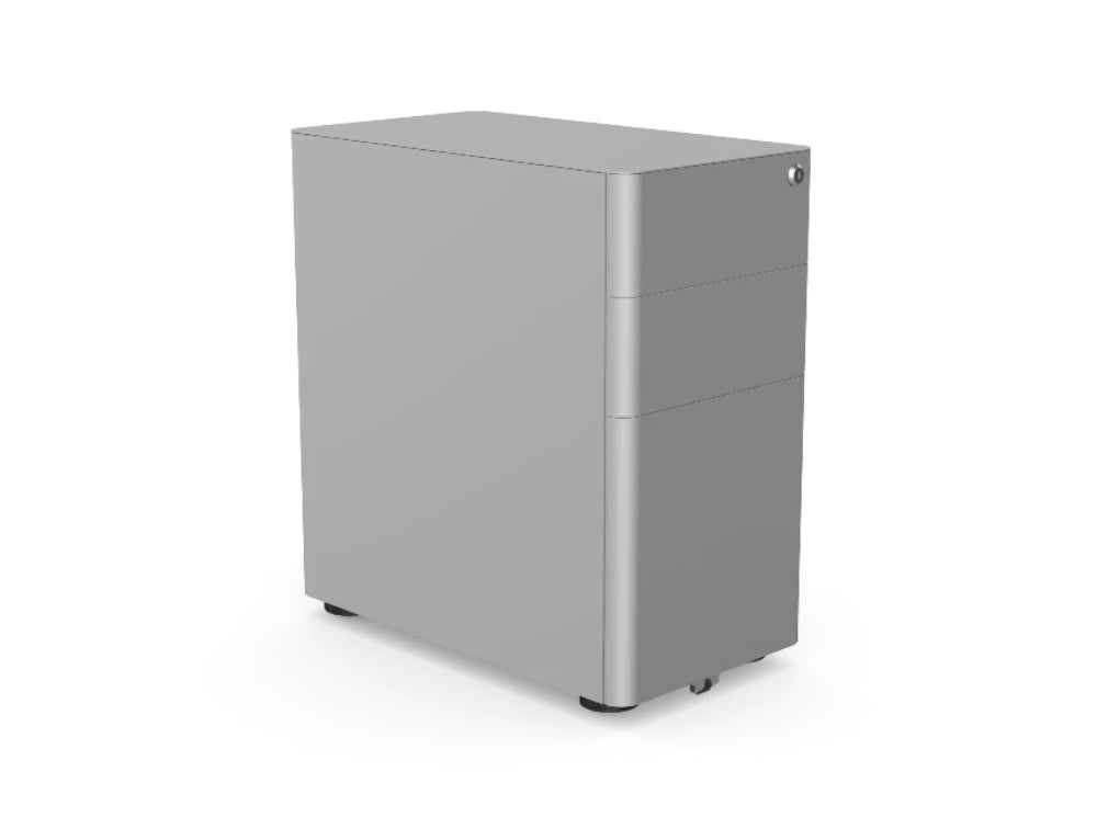 Moda Metal 3 Drawer Slimline Pedestal