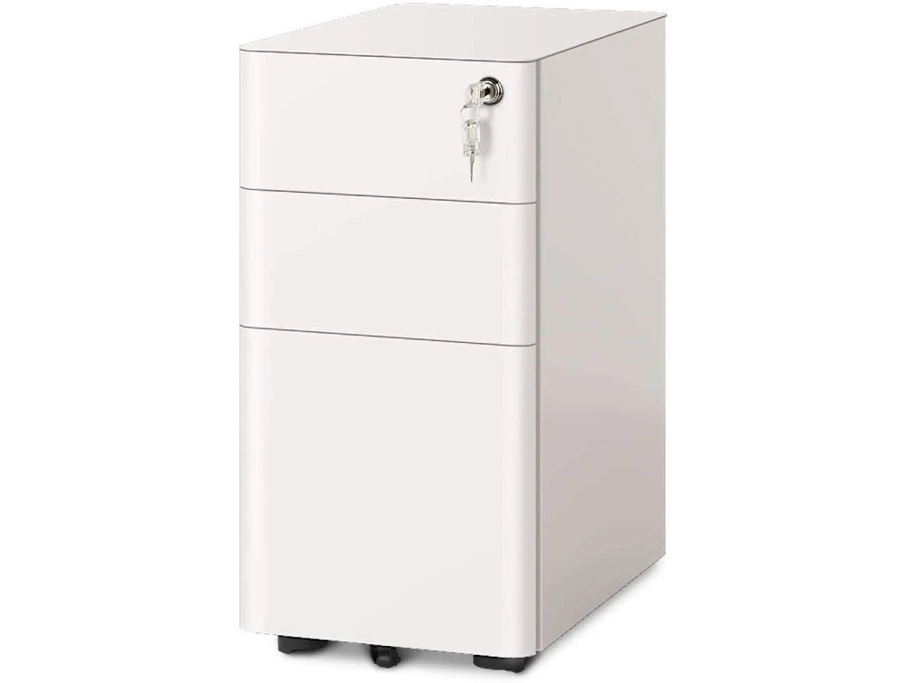 Moda Metal 3 Drawer Slimline Pedestal 3