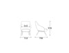 Montecarlo Low Back Office Armchair 4 Dimensions
