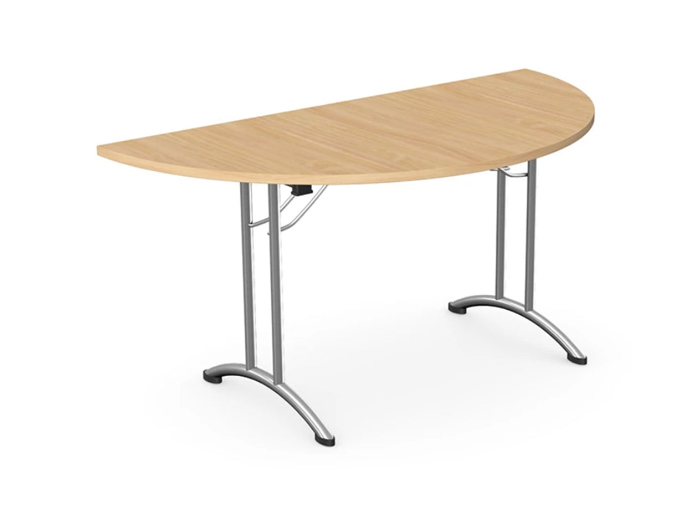 Morph Fold Semi Circle Wooden Table M F1500D BE
