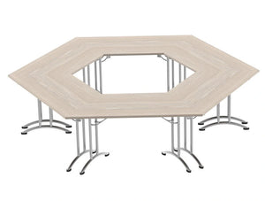 Morph Meeting Configuration 03 Hexagon Shaped In Arctic Oak Chrome M 03 Ao Chr