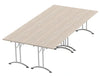 Morph Meeting Configuration 04 Rectangular In Arctic Oak Chrome M 04 Ao Chr