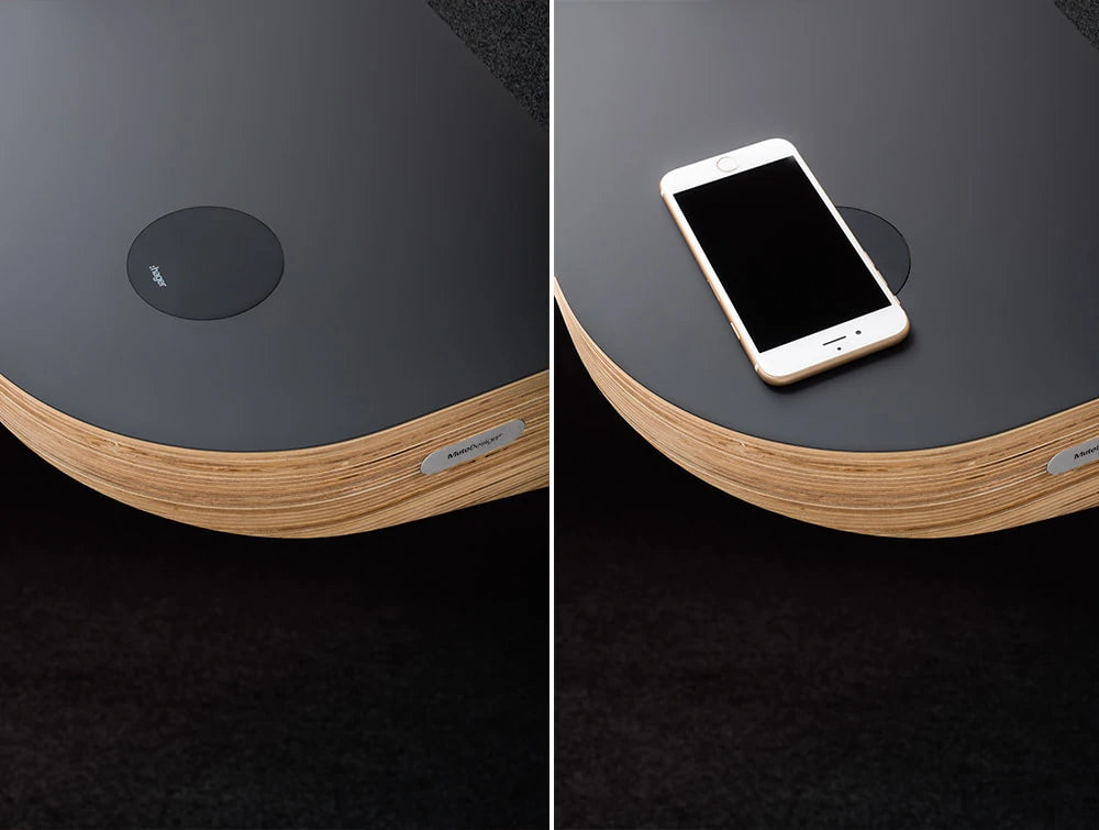 Mute Design Space S Acoustic Phone Booth With Table And Induction Charger