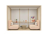 Mutedesign Omniroom Lounge 2 Person Open Meeting Pod 3X1 P2 V1 O