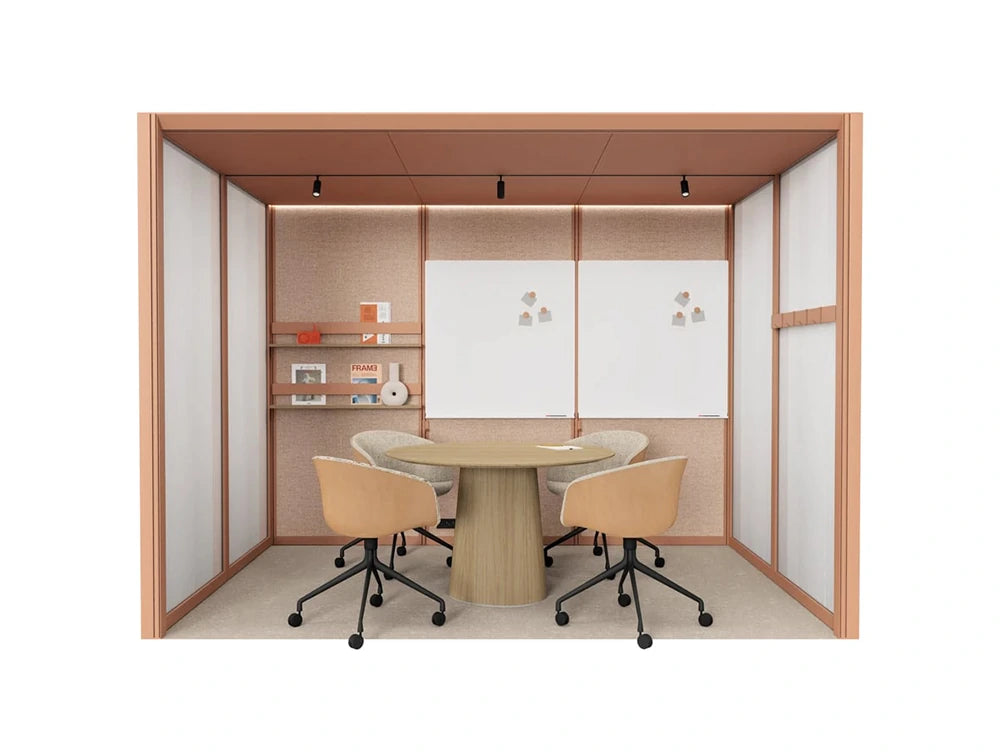 Mutedesign Omniroom Meet 4 Person Open Meeting Pod