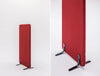Mutedesign Wall Standing Acoustic Screen In Burgundy With Base