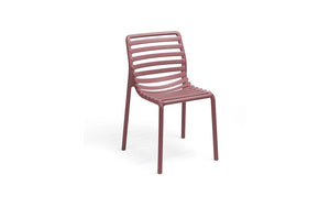 Nardi Doga Bistro Monobloc Chair - Blush
