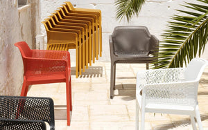 Nardi Net Stackable Monobloc Armchair in Different Colors