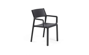 Nardi Thrill Stackable Monobloc Chair with Armrest - Anthracite