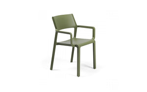 Nardi Thrill Stackable Monobloc Chair with Armrest - Green