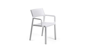 Nardi Thrill Stackable Monobloc Chair with Armrest - White