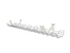 Narrow Cable Basket in Grey