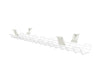 Narrow Cable Basket in White