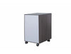 Nero Executive 3 Drawer Pedestral Back View