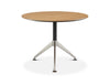 Nero Executive Anthracite Round Meeting Table American Black Walnut