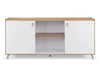 Nero Executive Anthracite Sideboard Storage Unit American Black Walnut 2