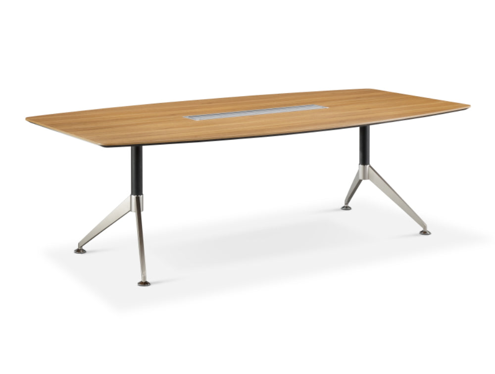 Nero Executive Boardroom Table in American Black Walnut 2400mm