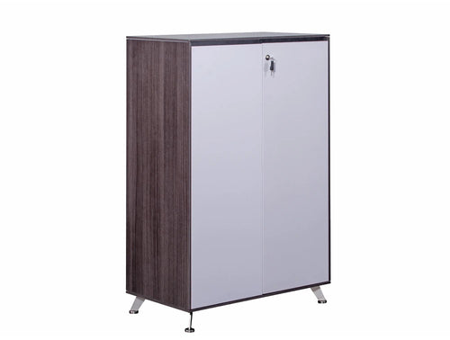 Nero Executive Wooden Cupboard with Lockable Doors American Black Walnut