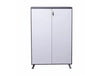 Nero Executive Cupboard with White Doors