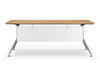 Nero Executive Desk with Modesty Panel American Black Walnut 3