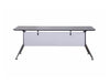 Nero Executive Desk with Modesty Panel Back View