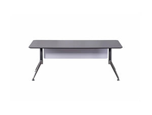 Nero Executive Desk with Modesty Panel Front View