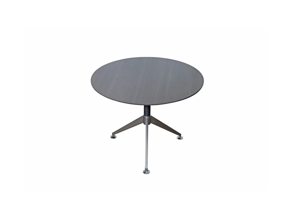 Nero Executive Round Table With Black Finish