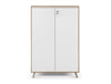 Nero Executive Wooden Cupboard with Lockable Doors American Black Walnut 2