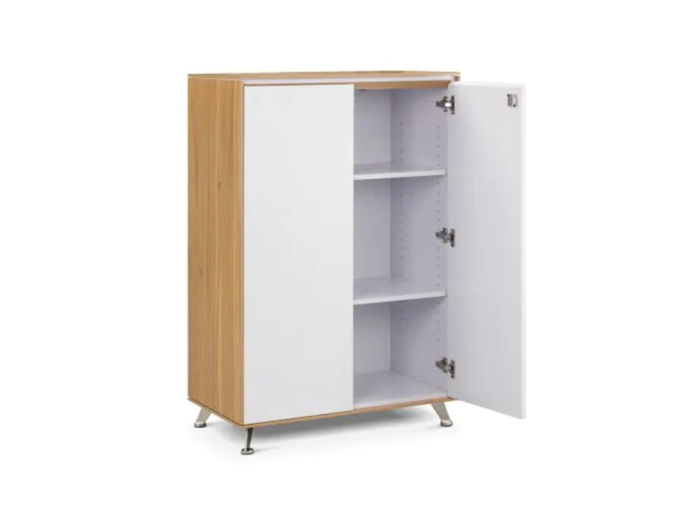 Nero Executive Wooden Cupboard with Lockable Doors American Black Walnut 3