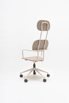 New School High Back Chair on 5 Star Base with Castors 3