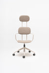 New School High Back Chair on 5 Star Base with Castors 4