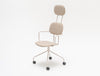 New School High Backrest Chair on 4 Star Base with Castors