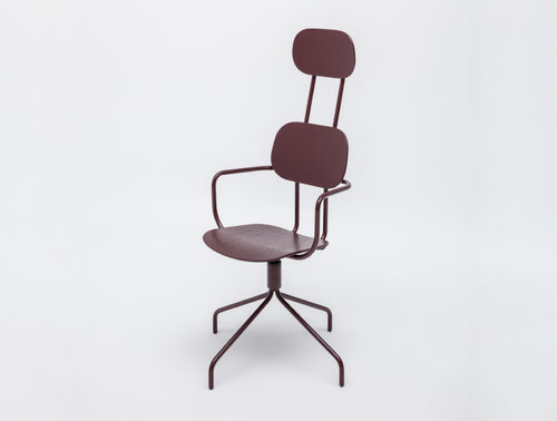 New School High Backrest Chair on 4 Star Base