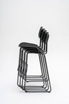 New School Stool with Sled Base Stacked