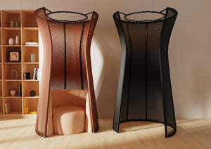 Nita Circular Knit Seated Pod in Different Finishes