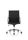 Nola Black Leather Executive Office Chair With Arms OP000225 3