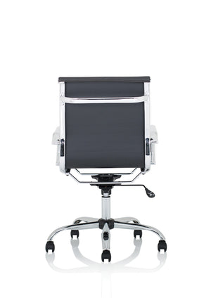 Nola Black Leather Executive Office Chair With Arms OP000225 7