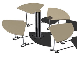 Oe Pisa Freestanding Power Module With Modular Table