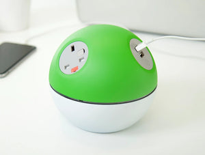 Oe Planet On Surface Power Module With Lime Green Finish And Uk Power Outlets