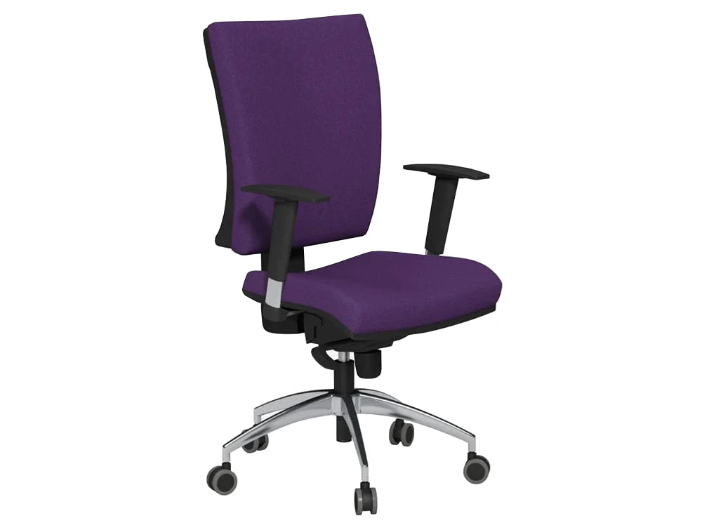 Og3 High Backrest Chrome Frame Swivel Task Chair Og3Sarmvar E130