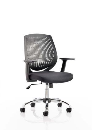 Dura Task Operator Chair Black With Arms