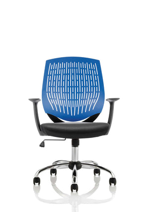 Dura Task Operator Chair Blue With Arms Image 3