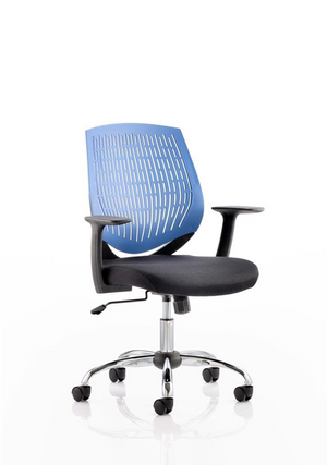 Dura Task Operator Chair Blue With Arms