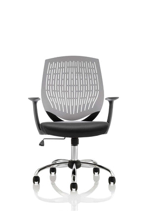 Dura Task Operator Chair Grey With Arms Image 3